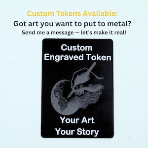 Metal Raccoon Treasure Token, MTG Magic The Gathering Accessory image 7