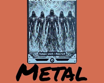 riftbound metal cards Proxy | Laser Engraved Stainless Steel Aluminum Metal TCG Plus 1-6