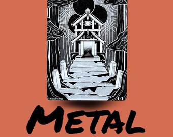 Metal Shrine Token, MTG Magic The Gathering Accessory