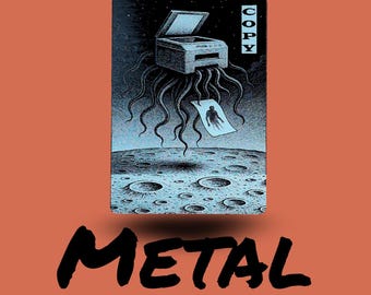 Metal Copy Token MTG | Laser Engraved Magic The Gathering Commander Proxy Token