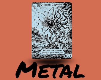 Eldrazi Spawn Metal MTG Token for Magic the Gathering