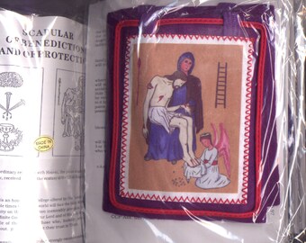 Scapular of Benediction and Protection package of ten scapulars Marie Julie Jahenny