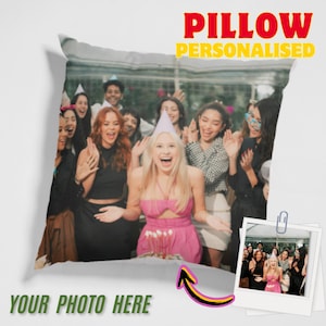 Personalized Photo Throw Pillow: Custom Keepsake Gift