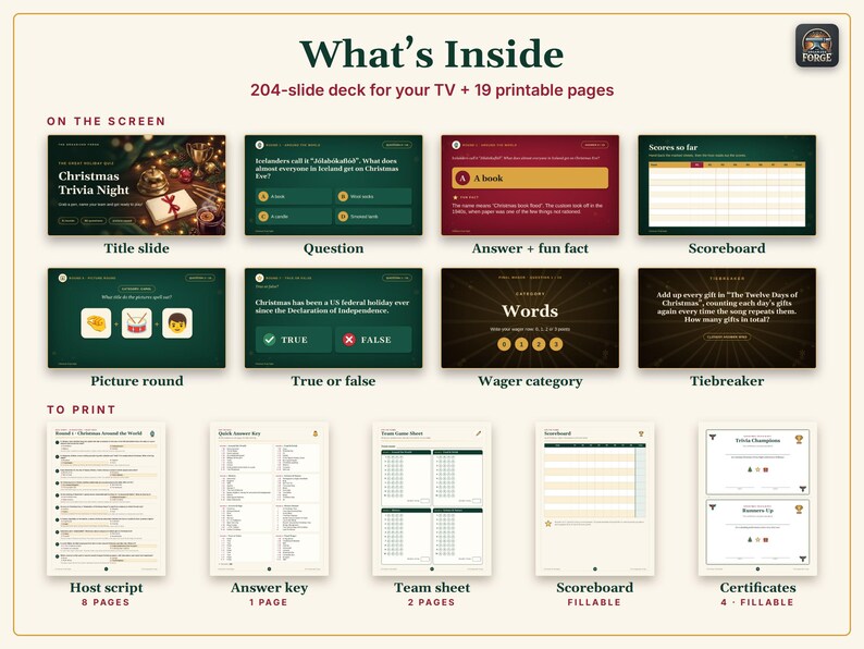 Christmas Trivia Powerpoint, Christmas Trivia for Adults and Families ...