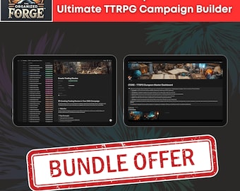 Dungeon Master Companion + Ultimate Campaign Builder templates: supercharge your TTRPG game!
