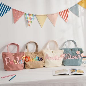 Sacs à main personnalisés · Sac à lunch personnalisé · Petit sac pour le camping · Cadeau de rentrée scolaire · Cadeau de rentrée scolaire pour enfants et tout-petits
