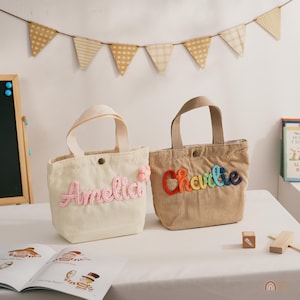 Sacs à main personnalisés · Sac à lunch personnalisé · Petit sac pour le camping · Cadeau de rentrée scolaire · Cadeau de rentrée scolaire pour enfants et tout-petits