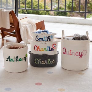 Personalized Basket · Custom Pet Storage Basket · Toy Baskets · Dorm Organizer · Nursery Gifts