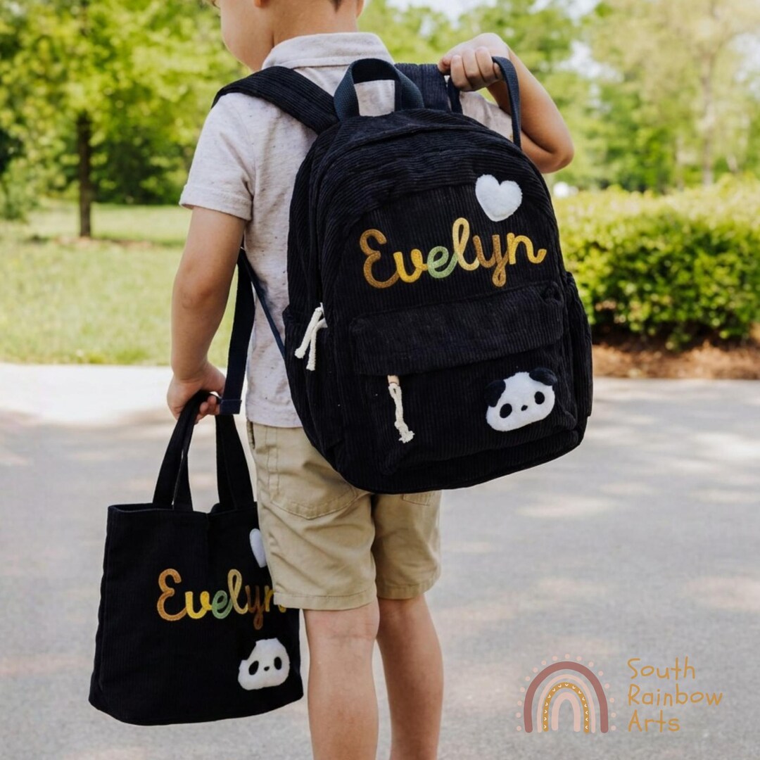 Personalized Kids Backpack Set | Custom Pouch | Toddler Nursery 3pc ...
