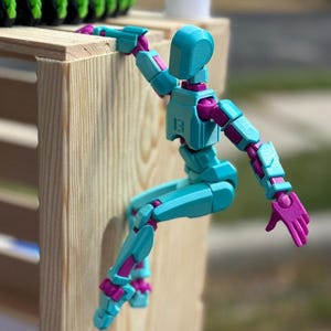 Small Dummy 13 (8&quot; Inches) - Larger & Sturdier Articulated Action Figure - Custom Colors/Accessories