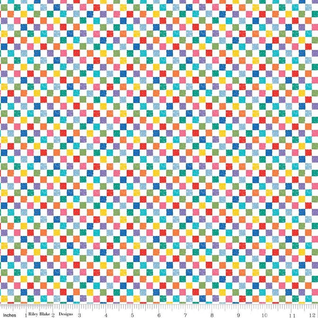 Rainbow Check Pattern Check Please! Rainbow 1/4