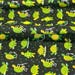 Green Turtle Fabric with Scooters & Skates – Fun Animal Print Cotton – Sold by the Yard