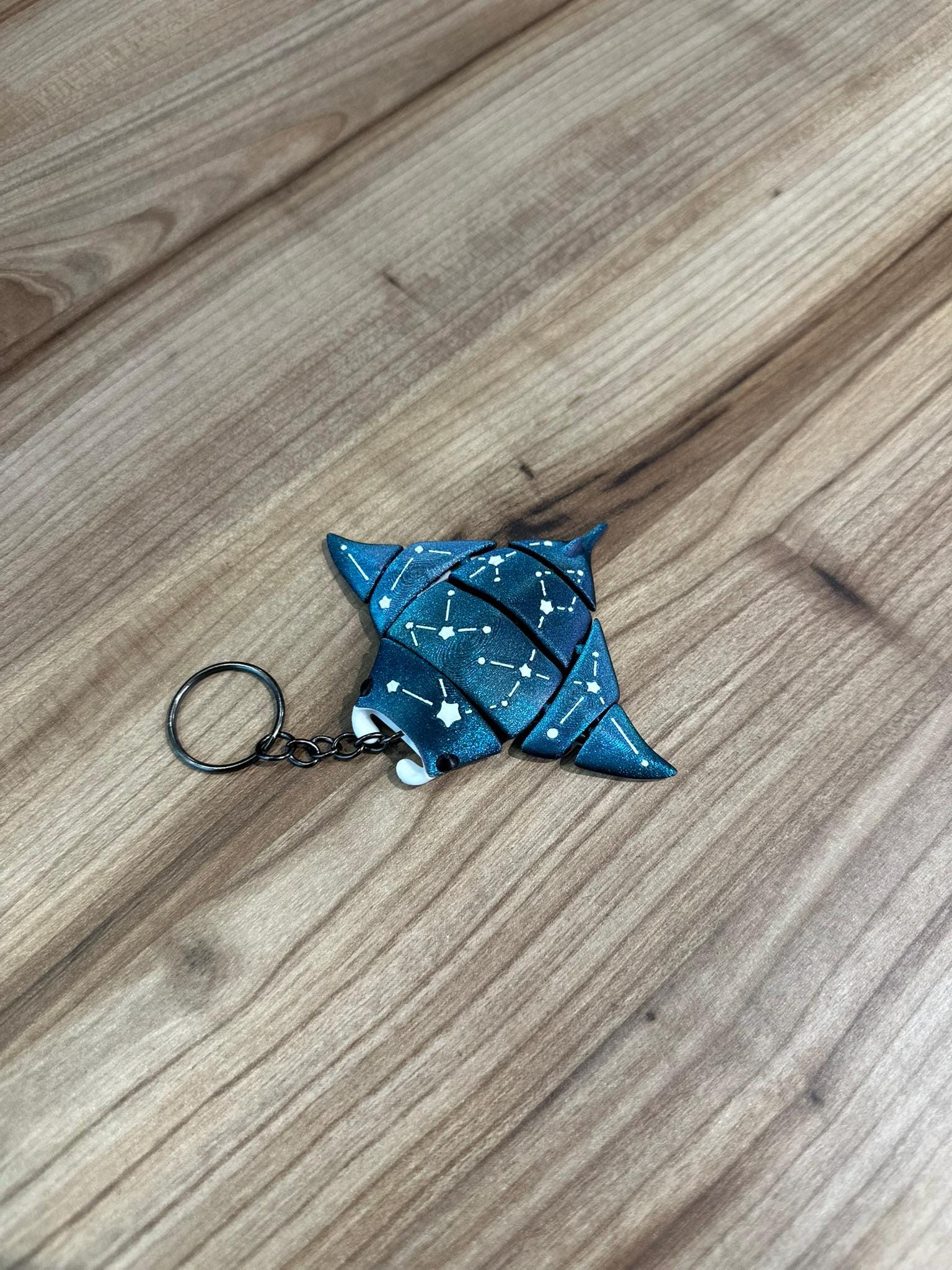 星座マンタキーホルダー：星空の夜の海のチャーム - Etsy 日本