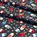 Patriotic Popsicle Fabric – Red White Blue Frozen Treats & Stars – 4th of July Summer Fabric - Sold by the Yard