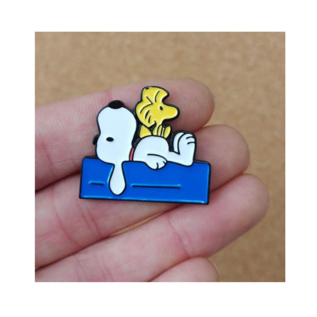 Snoopy and Woodstock Enamel Pin for Fans and Collectors - Etsy