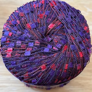Mini Ladder trellis ribbon yarn