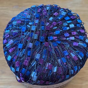 Mini Ladder trellis ribbon yarn