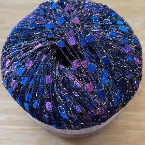 Mini Ladder trellis ribbon yarn