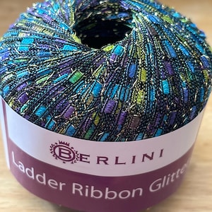 Mini Ladder trellis ribbon yarn