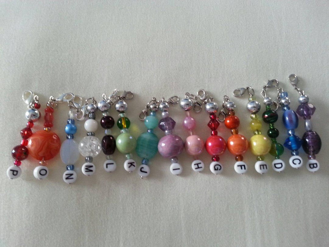 Rainbow Crochet Hook Markers Set of 15 Etsy