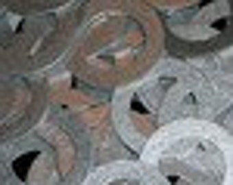 Aluminium-Unterlegscheiben - 18-Gauge-Stanzrohlinge, Metallrohlinge, hypoallergen, lebensmittelecht