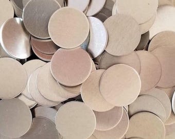 Aluminum Disc Blanks - 18 Gauge - 3" - 3/8" Alloy 5052