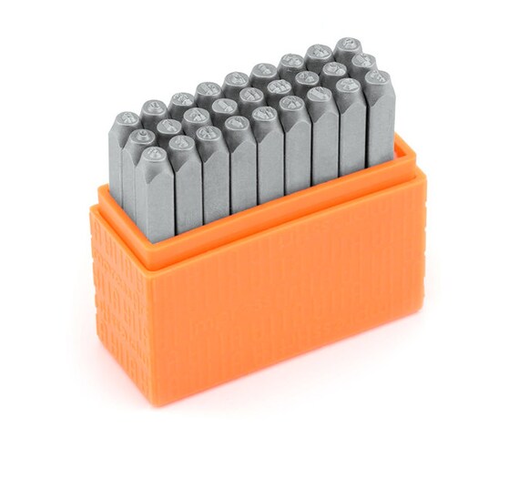Basic Uppercase 3mm Sce12 3mm Letter Stamps Metal Etsy