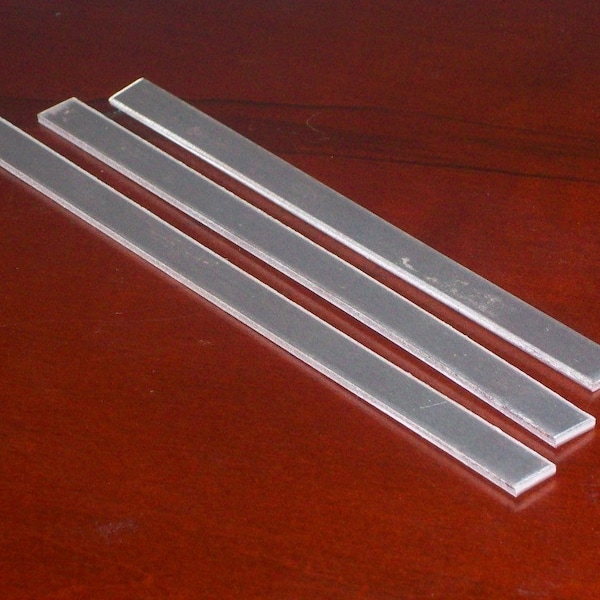 Aluminum Cuffs - 20 Gauge - choose from two sizes: 3/8" x 6"  - Qty 3  OR   1/2" x 6" - Qty 3