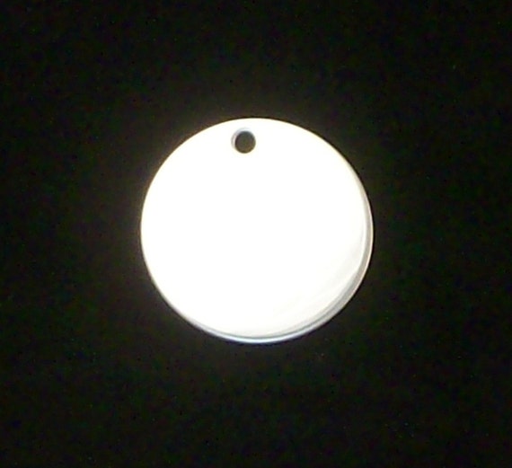 Stainless Steel Discs - 22 Gauge, highly polished, mirror finish