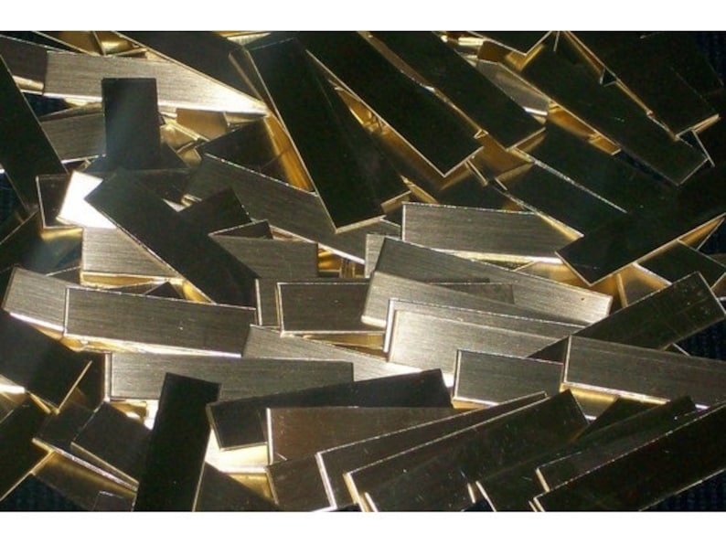 Brass Wrap Ring Blanks 20 Gauge Stamping Blanks Metal Etsy