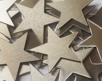 Aluminum Star Stamping Blanks ,  metal stamping blanks, shape blanks, stamping blanks, stamping supplies, stars stamping blanks, Bopper