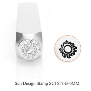 Aries Design Stamp Zodiac Stamps ImpressArt Stamp Carbon Steel Stamp SC1521-A-6MM Metal Works Stamp Metal Stamp