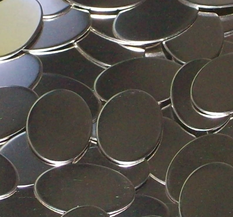 Nickel Silver Ovals 20 Gauge Stamping Blanks Metal Blanks Etsy