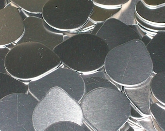 Aluminum Tear Drops - 16 Gauge - Qty 5, three sizes available - use drop down menu to make your size selection