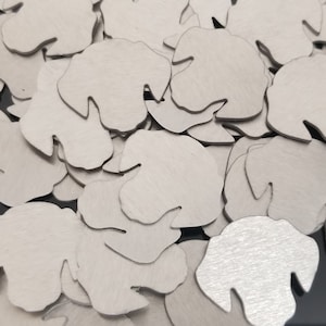 Doggy Noggin Stamping Blanks - 1&quot; x 1 1/8&quot; - Qty 3 metal hand stamping blanks, dog tag blanks, Bopper, dog ID tag, keychain blank
