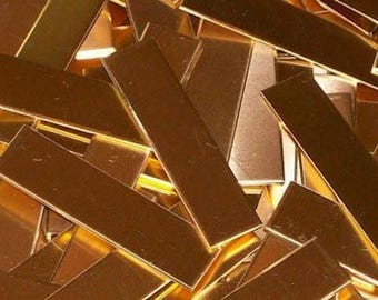 NuGold Wrap Ring Blanks - 18 Gauge, various lengths 1 3/4" - 3" and widths 1/8" -  3/8", use drop down menu, USA made!