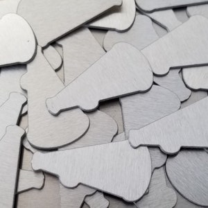 Megaphone Stamping Blanks 3/4&quot; x 1 3/8&quot; - Qty 3