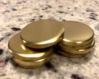 Brass Heavy Duty Discs - 8 Gauge - 1/8" thick
