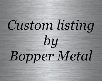 Boppers Hole Punching Service - 1/8", 5/32" or 3/32"