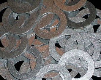 Aluminum Washers  - 20 Gauge, stamping blanks, metal blanks, hypo-allergenic, food safe