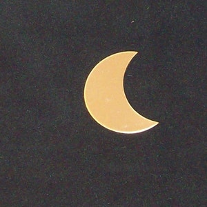 Bronze Crescent Moons, stamping blanks, metal shapes, moon shapes, Bopper, crescent moon stamping blanks, stamping supplies