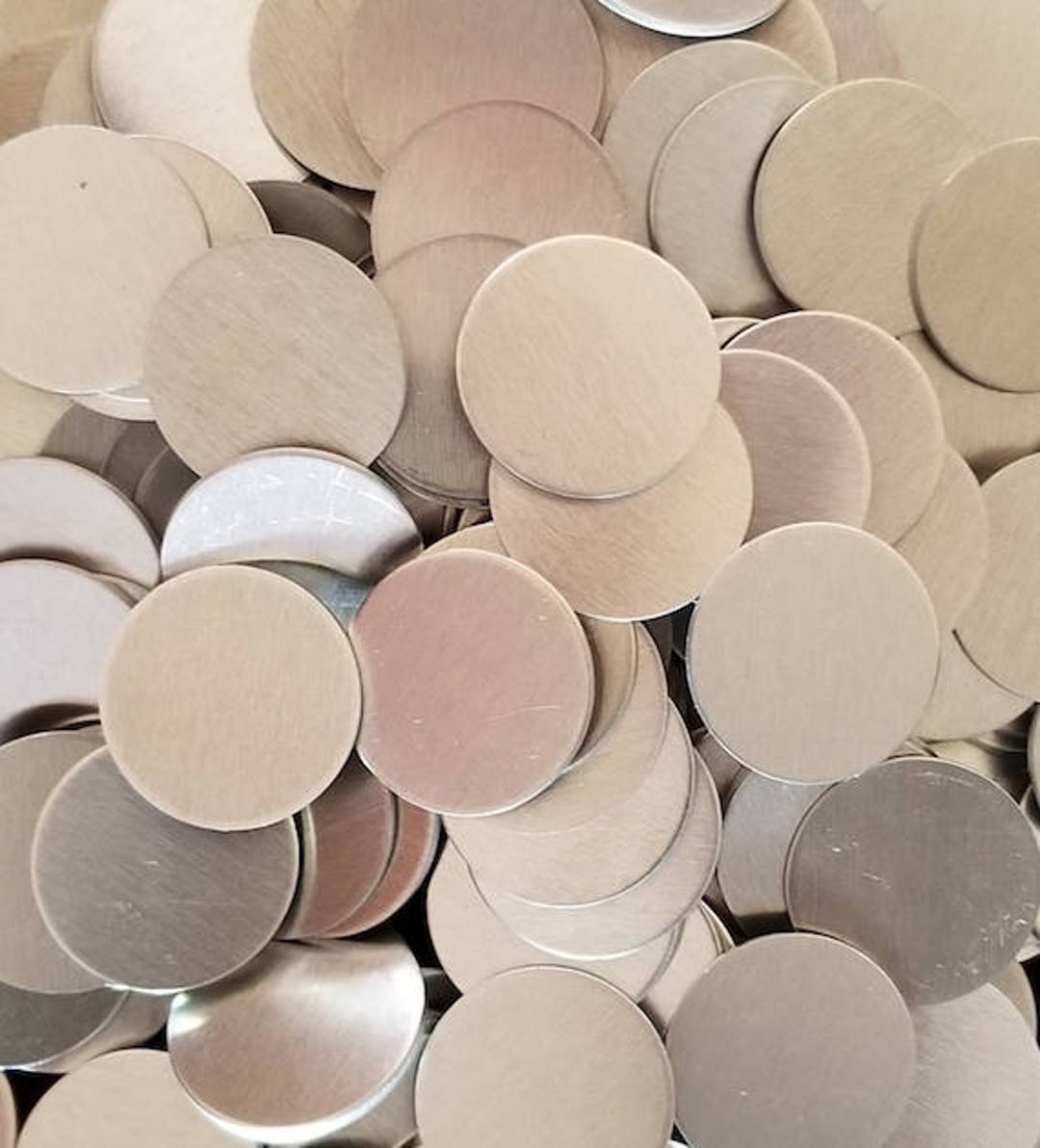 Aluminum Discs 22 Gauge, Stamping Blanks, Stamping Discs, Metal Blanks