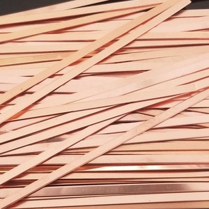 Copper Cuffs - 16 Gauge - various lengths & widths, metal stamping blanks, bracelet blank, cuff band, arm band, Bopper, stamping supplies *