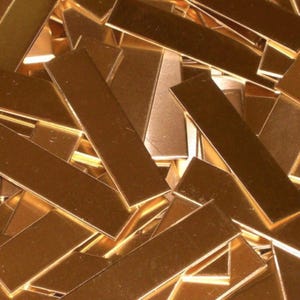 Bronze Wrap Ring Blanks - 20 Gauge, 1/4&quot; & 3/8&quot; widths, other widths upon request, use drop down menu to make your size selection, USA Made!