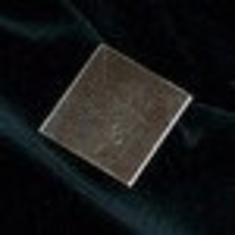 Sterling Silver Squares 20 Gauge, stamping blanks, metal stamping blanks, square blanks, sterling sheet, Bopper, rectangular blanks image 2