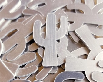 Aluminum Cactus Blanks - 3/4" x 1 1/4" - 14, 16, or 18 Gauge, USA Made!