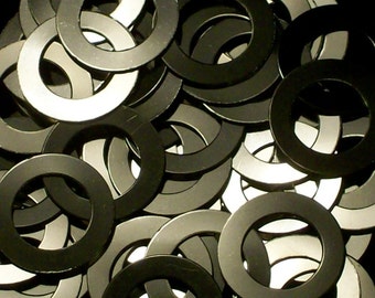 Sterling Silver Washers - 26 Gauge - Qty 1, hand stamping blanks