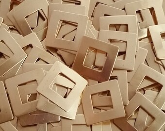 NuGold Square Washers - 18 Ga - Qty 5