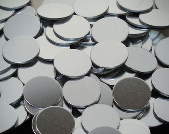 12 Gauge - Pewter Disc Stamping Blanks - various sizes: 3" - 3/8" - Use drop down menu to view price, quantities and size