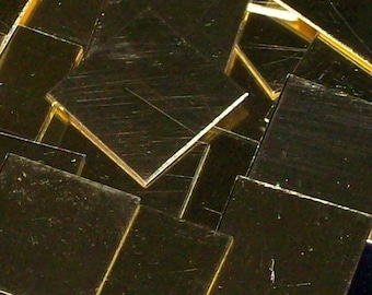 Brass Squares - 22 Gauge